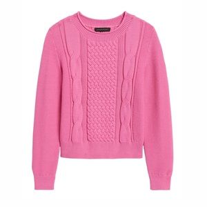 Banana Republic Cable-Knit Cropped Sweater
